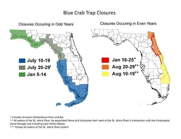 Crab Trap Closure Areas